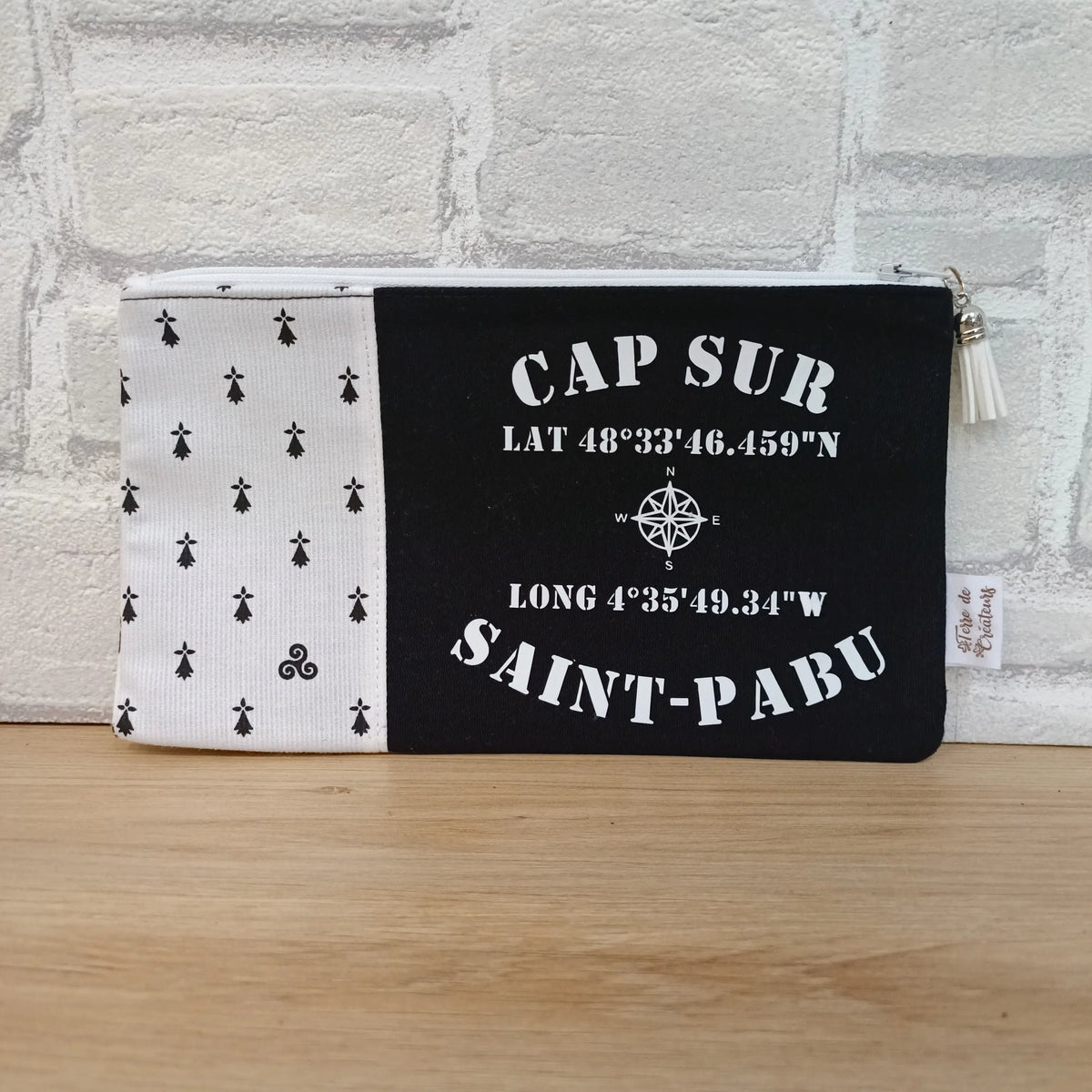 Trousse bretonne personnalisée avec ville - Saint-Pabu