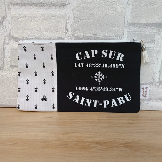 Trousse bretonne personnalisée avec ville - Saint-Pabu