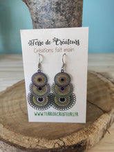 Charger l&#39;image dans la galerie, Boucles d&#39;oreilles Estampe

