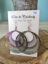 Charger l&#39;image dans la galerie, Boucles d&#39;oreilles Estampe
