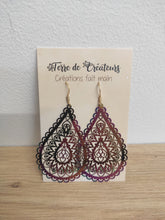 Charger l&#39;image dans la galerie, Boucles d&#39;oreilles Estampe
