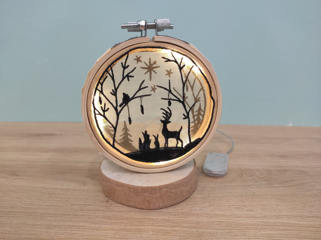 Shadow box veilleuse