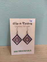 Charger l&#39;image dans la galerie, Boucles d&#39;oreilles Estampe
