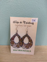 Charger l&#39;image dans la galerie, Boucles d&#39;oreilles Estampe
