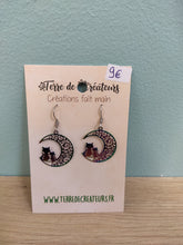 Charger l&#39;image dans la galerie, Boucles d&#39;oreilles Estampe
