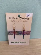 Charger l&#39;image dans la galerie, Boucles d&#39;oreilles Estampe

